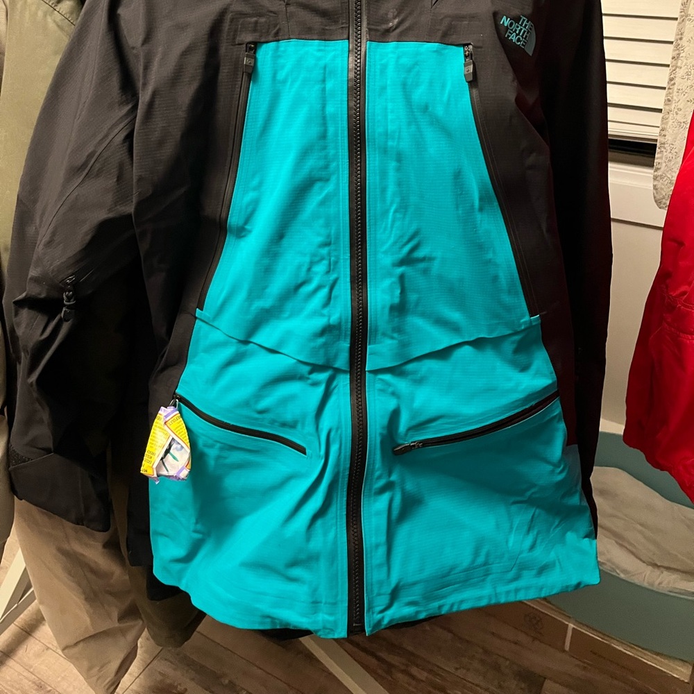 Women’s The North Face Gray and Teal Steep Series Jacket - Picture 5 of 7